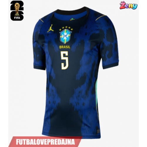 Lacne Ženy Futbalové dres Brazília Casemiro #5 MS 2026 Krátky Rukáv - Preč